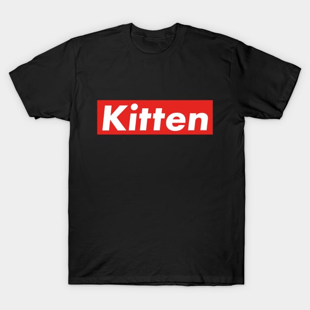 Kitten T-Shirt by darklordpug